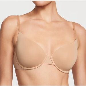 NWT VICTORIA SECRET BREIGE LIGHTLY LINE T-SHIRT BRA